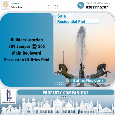 Residential Plot for Sale in Bahria Town, Lahore - (BP-234915)