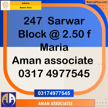 Residential Plot for Sale in Bahria Town, Lahore - (BP-235088)