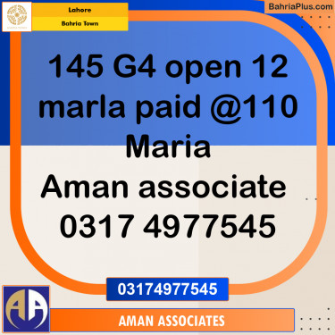 Residential Plot for Sale in Bahria Town, Lahore - (BP-235282)