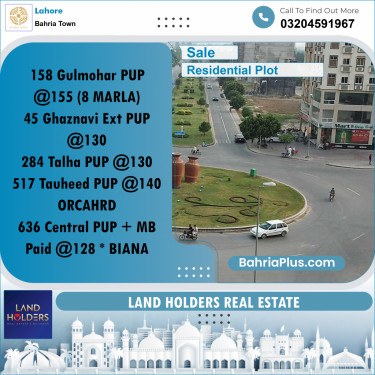 Residential Plot for Sale in Bahria Town, Lahore - (BP-235316)