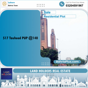 Residential Plot for Sale in Bahria Town, Lahore - (BP-235389)
