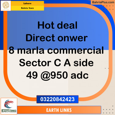 Commercial Plot for Sale in Bahria Town, Lahore - (BP-235433)