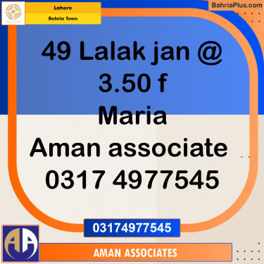 Residential Plot for Sale in Bahria Town, Lahore - (BP-235586)