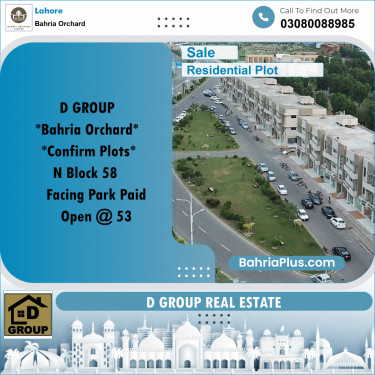Residential Plot for Sale in Bahria Orchard, Lahore - (BP-235822)