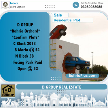 Residential Plot for Sale in Bahria Orchard, Lahore - (BP-235981)