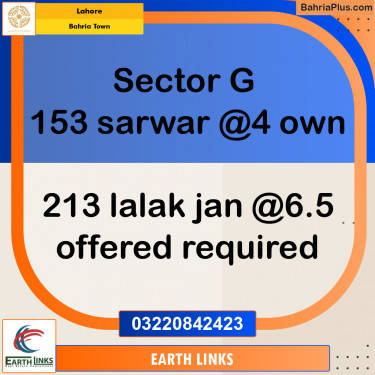 Residential Plot for Sale in Bahria Town, Lahore - (BP-236073)