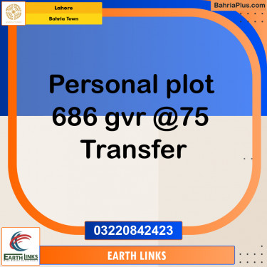 Residential Plot for Sale in Bahria Town, Lahore - (BP-236136)