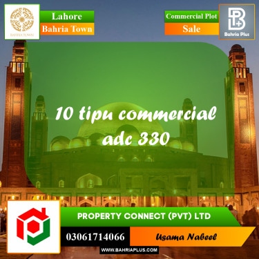 Commercial Plot for Sale in Bahria Town, Lahore - (BP-236179)
