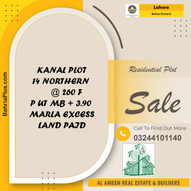 Residential Plot for Sale in Bahria Orchard, Lahore - (BP-236418)