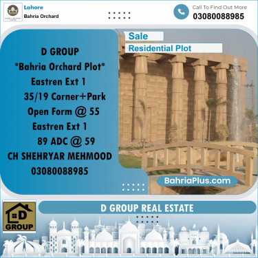 Residential Plot for Sale in Bahria Orchard, Lahore - (BP-236613)