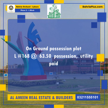 5 Marla Residential Plot for Sale in Phase 2 - L Block -  Bahria Orchard, Lahore - (BP-236801)