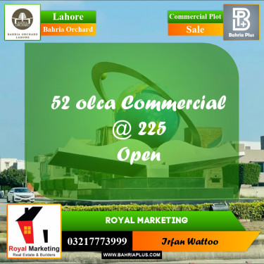 Commercial Plot for Sale in Bahria Orchard, Lahore - (BP-236925)