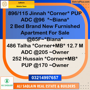 Residential Plot for Sale in Bahria Town, Lahore - (BP-236993)