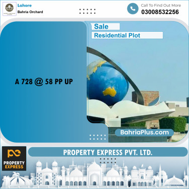 Residential Plot for Sale in Bahria Orchard, Lahore - (BP-237020)