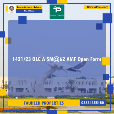 5 Marla Residential Plot for Sale in OLC-A Block -  Bahria Orchard, Lahore - (BP-237055)