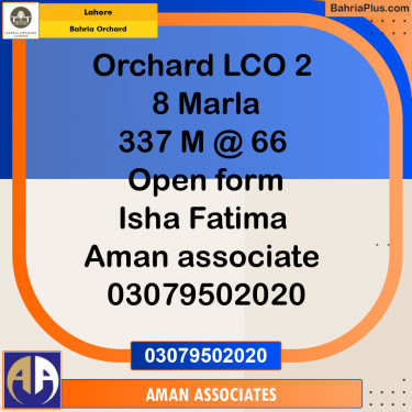 Residential Plot for Sale in Bahria Orchard, Lahore - (BP-237092)