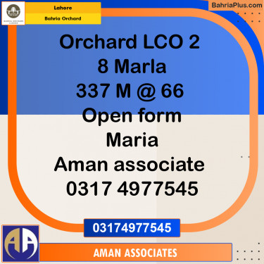 Residential Plot for Sale in Bahria Orchard, Lahore - (BP-237098)