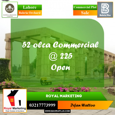 Commercial Plot for Sale in Bahria Orchard, Lahore - (BP-237300)