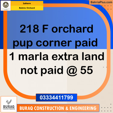 Residential Plot for Sale in Bahria Orchard, Lahore - (BP-237382)