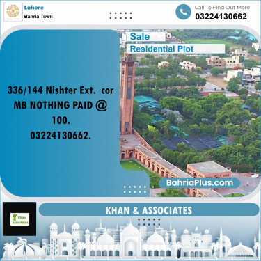 Residential Plot for Sale in Bahria Town, Lahore - (BP-237411)