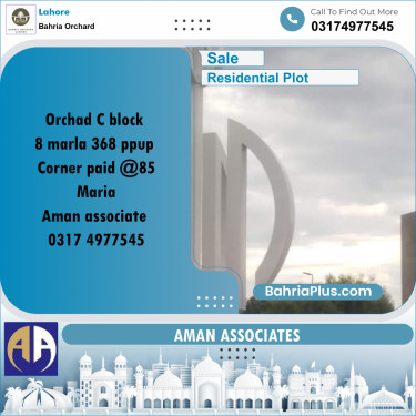 Residential Plot for Sale in Bahria Orchard, Lahore - (BP-237624)