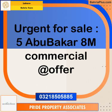 Residential Plot for Sale in Bahria Town, Lahore - (BP-237892)