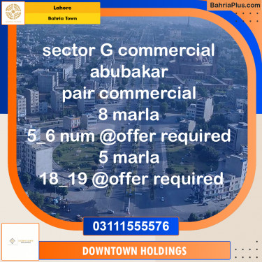 Residential Plot for Sale in Bahria Town, Lahore - (BP-237912)