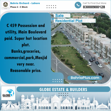 8 Marla Residential Plot for Sale in Phase 2 - C Block -  Bahria Orchard, Lahore - (BP-238058)