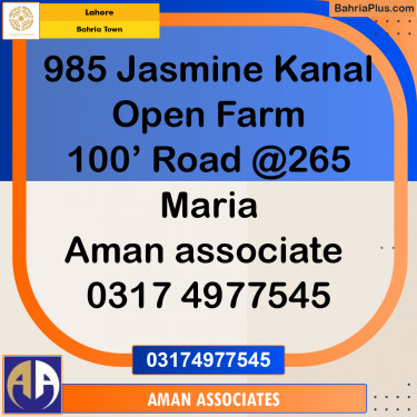 Residential Plot for Sale in Bahria Town, Lahore - (BP-238284)