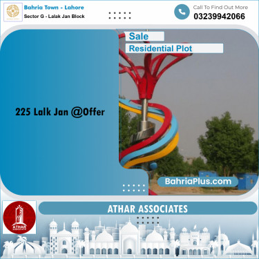 5 Marla Residential Plot for Sale in Sector G - Lalak Jan Block -  Bahria Town, Lahore - (BP-238367)
