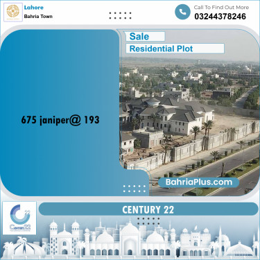 Residential Plot for Sale in Bahria Town, Lahore - (BP-238740)