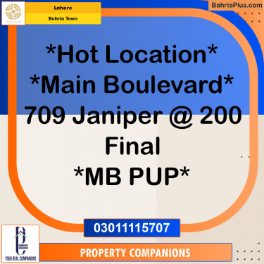 Residential Plot for Sale in Bahria Town, Lahore - (BP-238767)