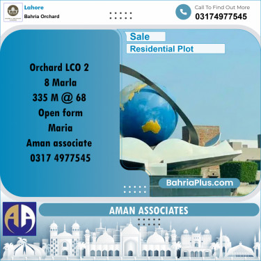 Residential Plot for Sale in Bahria Orchard, Lahore - (BP-238812)