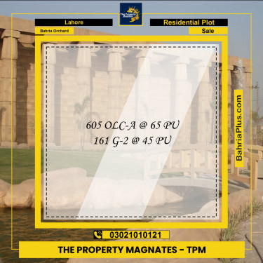 Residential Plot for Sale in Bahria Orchard, Lahore - (BP-238837)