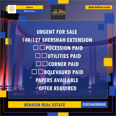 Residential Plot for Sale in Bahria Town, Lahore - (BP-239111)