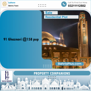 Residential Plot for Sale in Bahria Town, Lahore - (BP-239345)