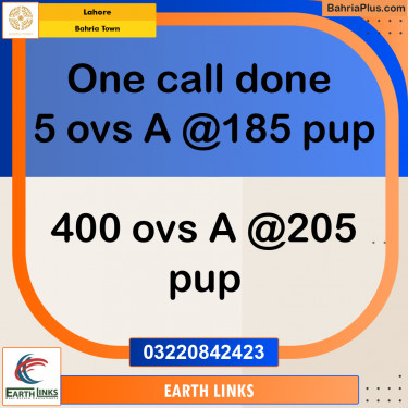 Residential Plot for Sale in Bahria Town, Lahore - (BP-239430)