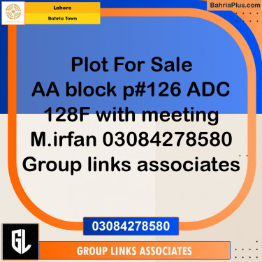 Residential Plot for Sale in Bahria Town, Lahore - (BP-239494)