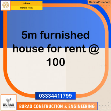 Residential House for Rent in Bahria Town, Lahore - (BP-239913)