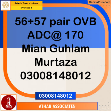 10 Marla Residential Plot for Sale in Overseas B -  Bahria Town, Lahore - (BP-240060)