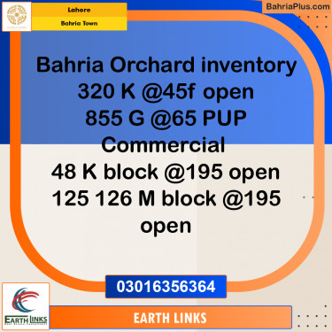 Residential Plot for Sale in Bahria Town, Lahore - (BP-240185)