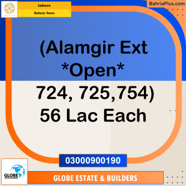 Residential Plot for Sale in Bahria Town, Lahore - (BP-240344)