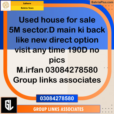 Residential House for Sale in Bahria Town, Lahore - (BP-240362)