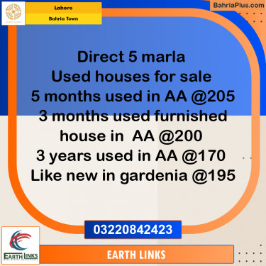 Residential House for Sale in Bahria Town, Lahore - (BP-240571)