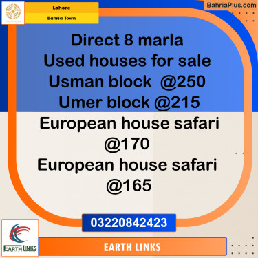 Residential House for Sale in Bahria Town, Lahore - (BP-241048)