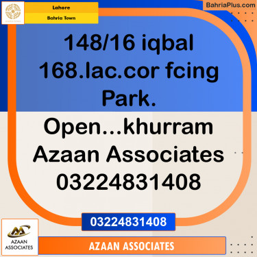 Residential Plot for Sale in Bahria Town, Lahore - (BP-241067)