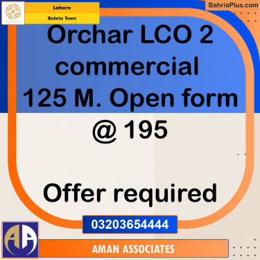 Residential Plot for Sale in Bahria Town, Lahore - (BP-241080)