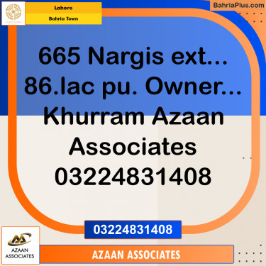 Residential Plot for Sale in Bahria Town, Lahore - (BP-241183)