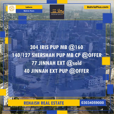 Residential Plot for Sale in Bahria Town, Lahore - (BP-241287)