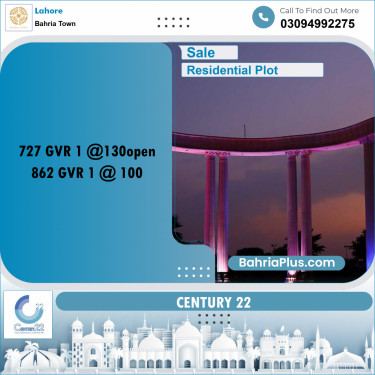 10 Marla Residential Plot for Sale in Bahria Town, Lahore - (BP-241403)
